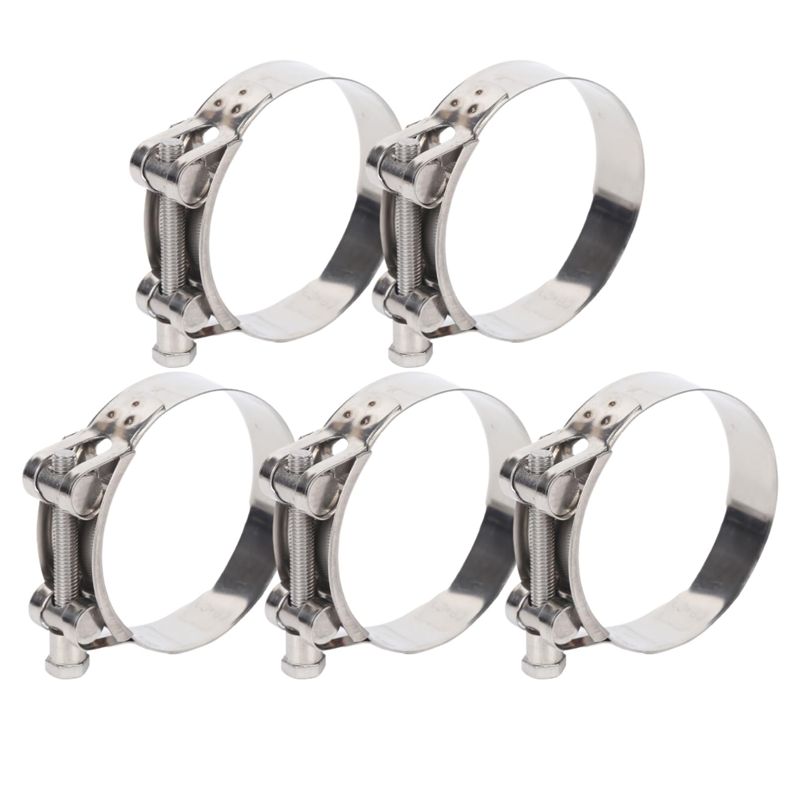 Azumafy T-Bolt Hose Clamps, All Stainless Steel, Set of 5, Muffler Band, Stainless Steel Hose Clamps, Hose Band Repair, Universal Size (80-85)
Azumafy T-Bolt Hose Clamps, All Stainless Steel, Set of 5, Muffler Band, Stainless Steel Hose Clamps, Hose Band Repair, Universal Size (80-85)