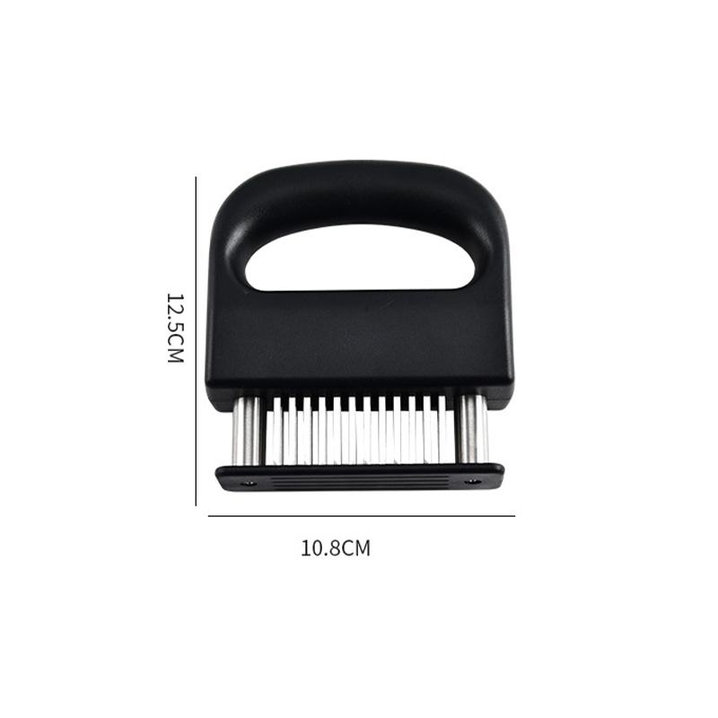 Инструмент для отбивания мяса 48 Нержавеющая сталь Степлер Острые игольчатые лезвия Отбиватель мяса Кухонный инструмент для приготовления пищи Размягчение говядины чёрный
Инструмент для отбивания мяса 48 Нержавеющая сталь Степлер Острые игольчатые лезвия Отбиватель мяса Кухонный инструмент для приготовления пищи Размягчение говядины чёрный