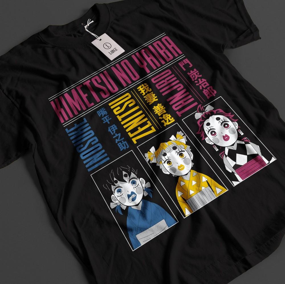 Demon Slayer Shirt Tanjiro T-Shirt Zenitsu KNY Nezuko Inosuke Akaza Muzan Tee S
Demon Slayer Shirt Tanjiro T-Shirt Zenitsu KNY Nezuko Inosuke Akaza Muzan Tee S