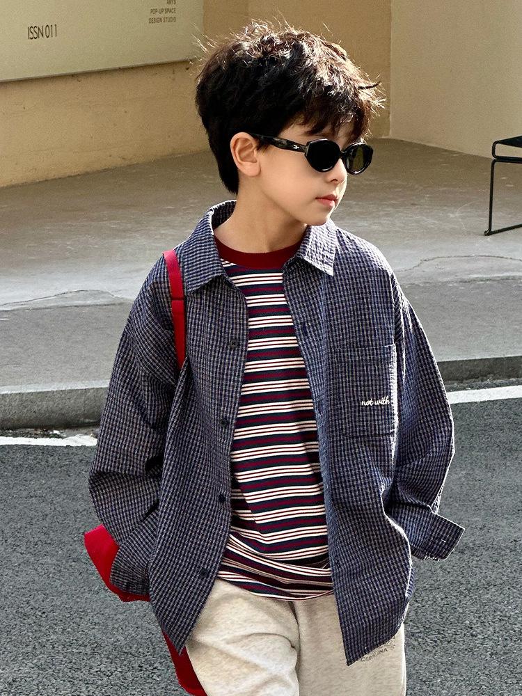 Рубашки в клетку в стиле ретро для мальчиков и девочек 2025 года выпуска 170 cm синий
Рубашки в клетку в стиле ретро для мальчиков и девочек 2025 года выпуска 170 cm синий