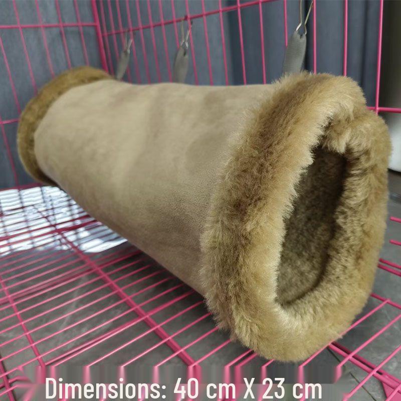 Cozy Winter Tunnel Cat Bed: Warm Cotton Pet Nest, Sleeping Bag, Rabbit Hideout, Hamster Burrow
Cozy Winter Tunnel Cat Bed: Warm Cotton Pet Nest, Sleeping Bag, Rabbit Hideout, Hamster Burrow