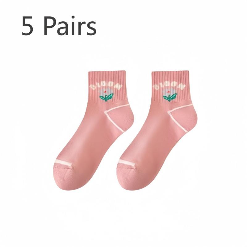 5 пар женских носков-труб из чистого хлопка с дезодорирующим эффектом на весну и осень 5 Pairs розовый
5 пар женских носков-труб из чистого хлопка с дезодорирующим эффектом на весну и осень 5 Pairs розовый