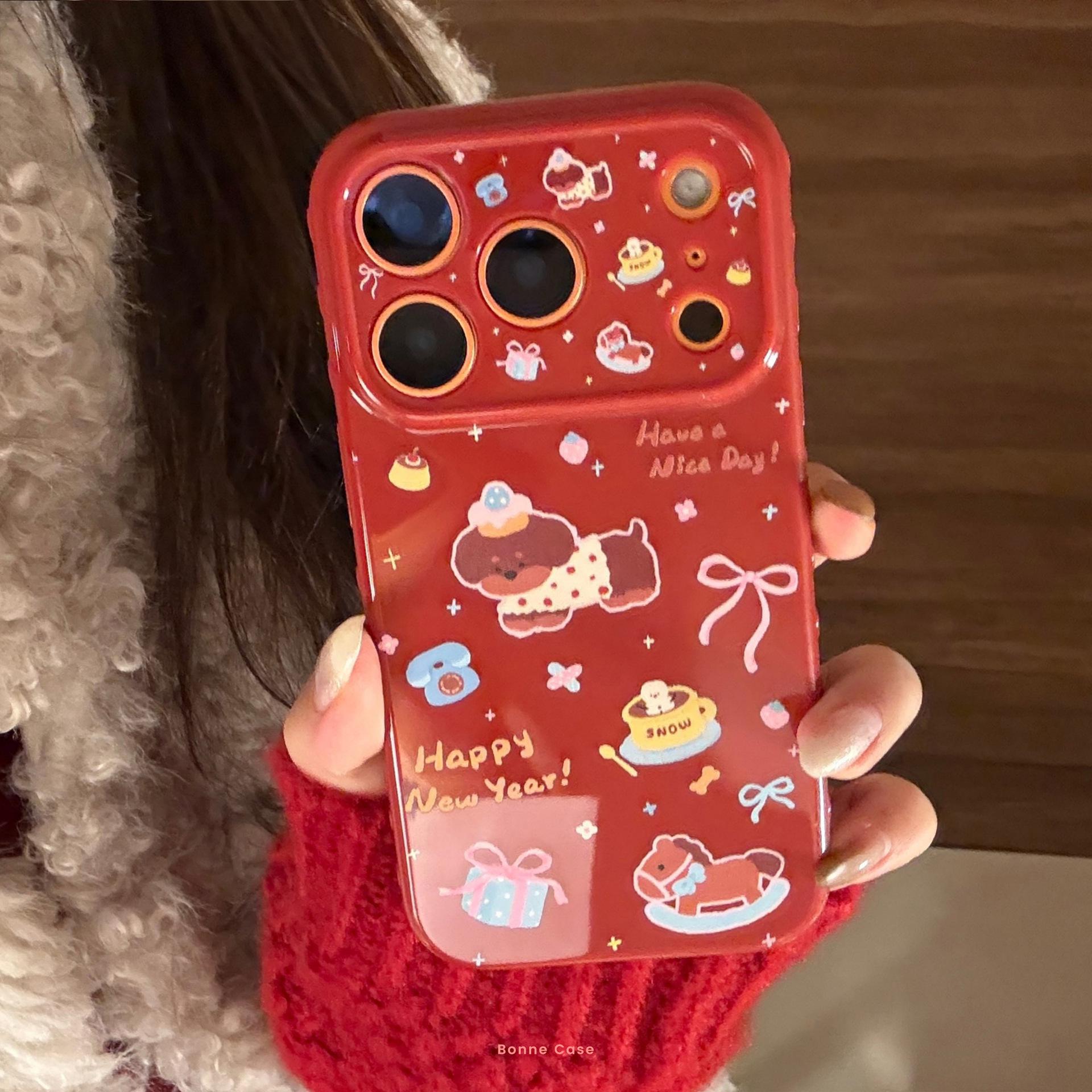 Children s Cartoon New Year Phone Case for iPhone 17 Pro Max, 16, 15, 13 - Red Soft Case with Cute Design 16
Children s Cartoon New Year Phone Case for iPhone 17 Pro Max, 16, 15, 13 - Red Soft Case with Cute Design 16