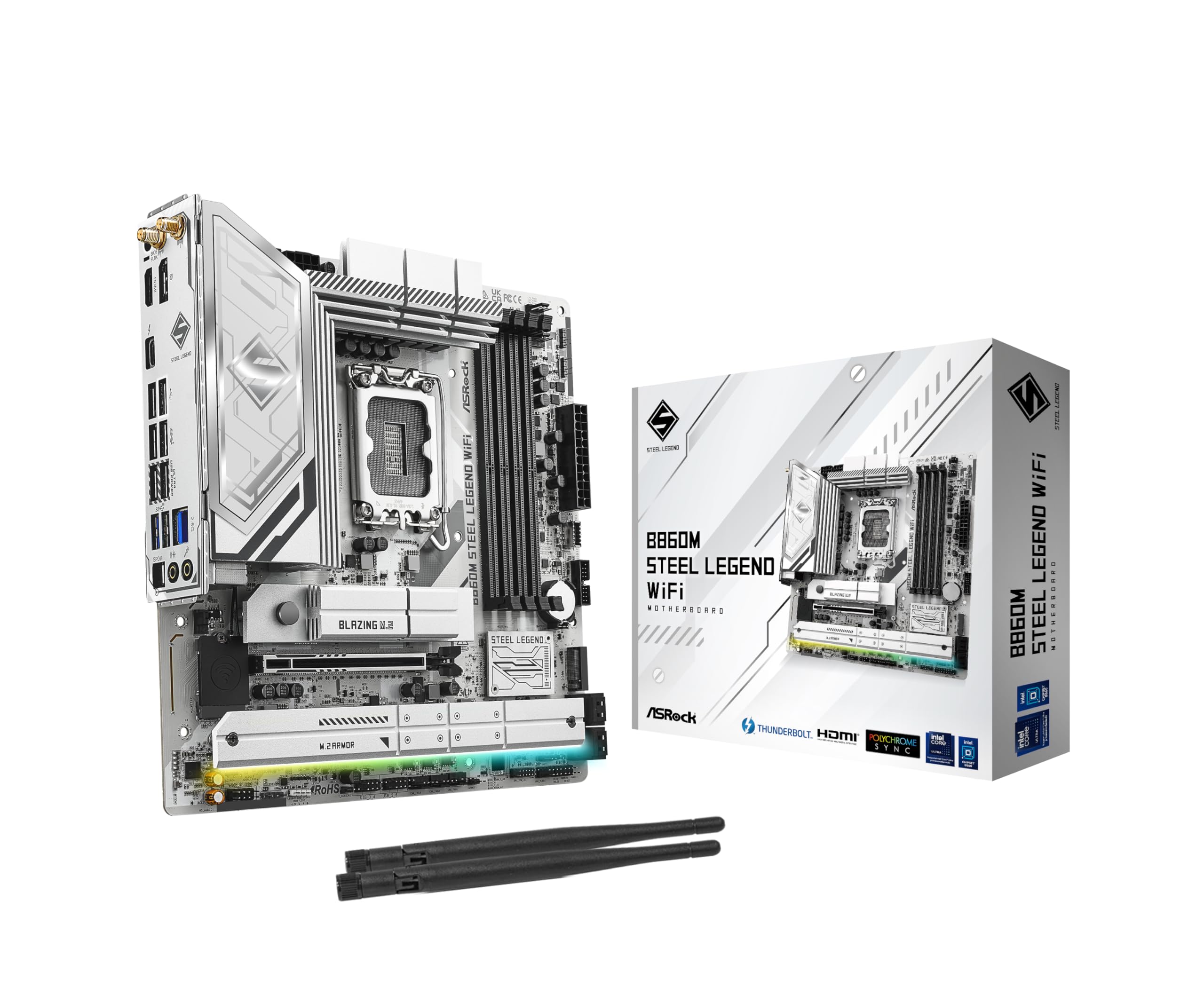 Материнська плата ASRock B860M Steel Legend WiFi Сумісна з процесорами Intel Core Ultra Чіпсет B860M DDR5 Micro ATX Материнська плата Авторизований дистриб ютор (LGA1851)
Материнська плата ASRock B860M Steel Legend WiFi Сумісна з процесорами Intel Core Ultra Чіпсет B860M DDR5 Micro ATX Материнська плата Авторизований дистриб ютор (LGA1851)