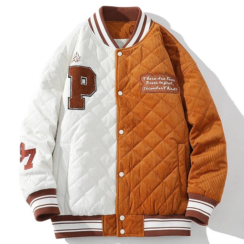 Fall Winter Embroidered Baseball Jacket Men Women Street Color Matchingcasual Coat Couple Thick Hiphop Varsity Jacket Streetwear
Fall Winter Embroidered Baseball Jacket Men Women Street Color Matchingcasual Coat Couple Thick Hiphop Varsity Jacket Streetwear