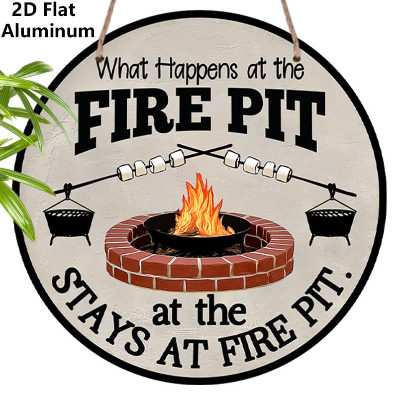 2D Flat Vintage Aluminium Sign with Campfire Gathering Pattern - BBQ Figurine Ornaments - Ideal for Front Door, Wall, Porch, Fence Decor - Ideal Gift 7.87×7.87inch
2D Flat Vintage Aluminium Sign with Campfire Gathering Pattern - BBQ Figurine Ornaments - Ideal for Front Door, Wall, Porch, Fence Decor - Ideal Gift 7.87×7.87inch