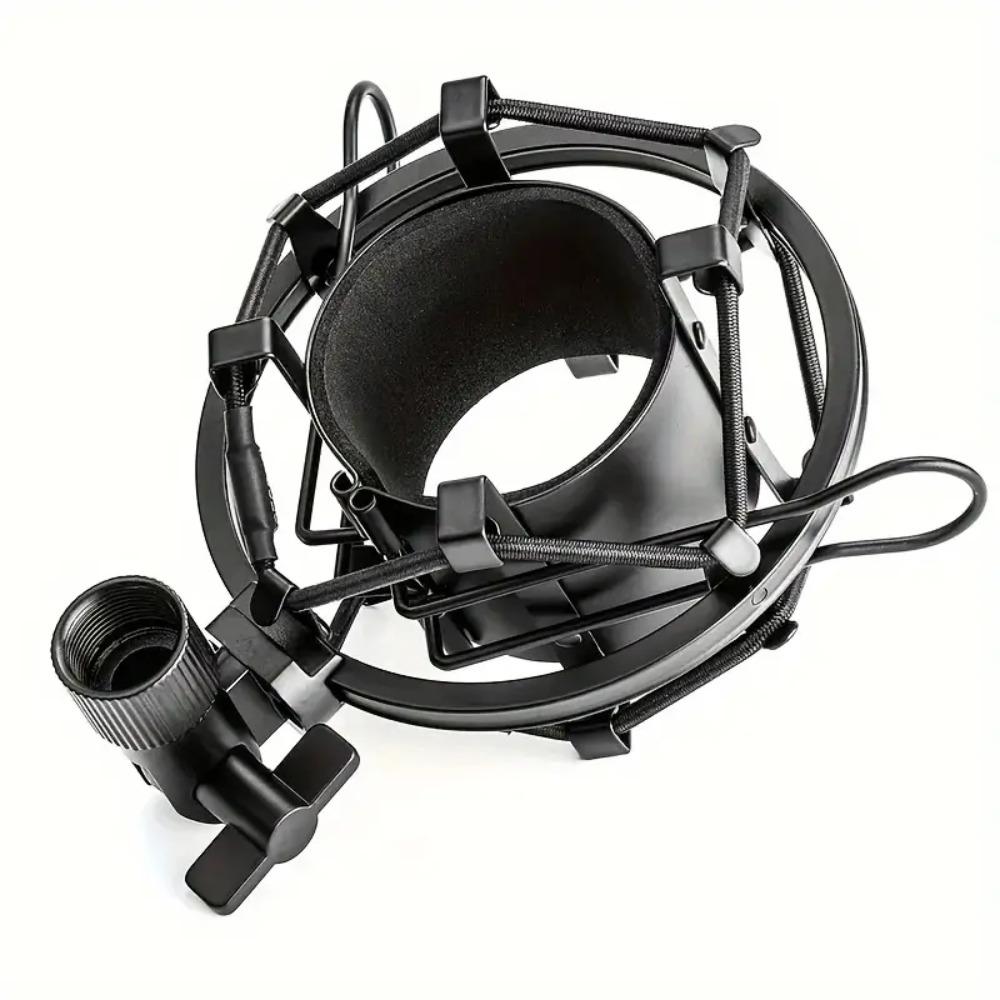 Shockproof Metal Microphone Shock Mount Black/Silver Microphone Mount Holder Studio Recording срібний
Shockproof Metal Microphone Shock Mount Black/Silver Microphone Mount Holder Studio Recording срібний