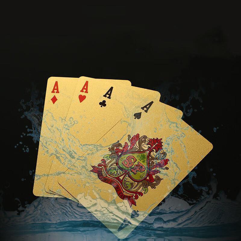 JINGRUIXIANG Waterproof PVC Golden Playing Cards
JINGRUIXIANG Waterproof PVC Golden Playing Cards