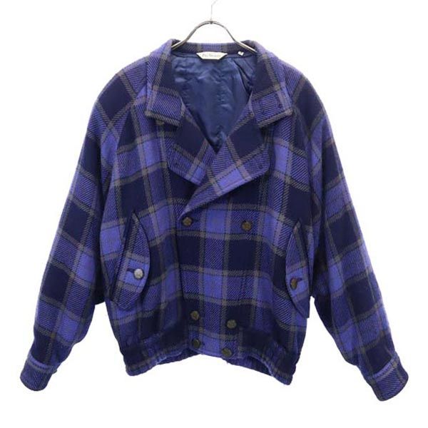 PIA SPORTS Made in Japan wool check Jacket 3 Blue Men s Used
PIA SPORTS Made in Japan wool check Jacket 3 Blue Men s Used