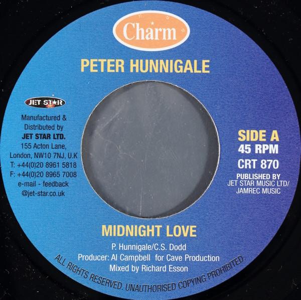 7inch Record PETER HUNNIGALE Midnight Love CRT870 Charm UK Reggae Ska Dub Used
7inch Record PETER HUNNIGALE Midnight Love CRT870 Charm UK Reggae Ska Dub Used