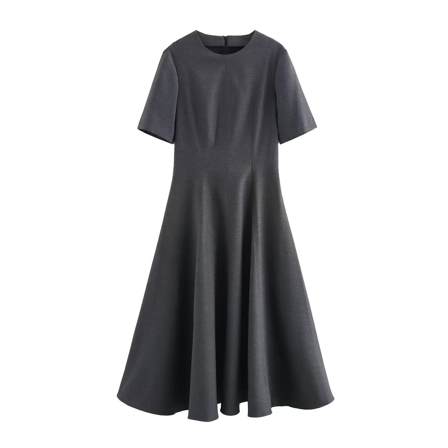 2025 Spring Women s Slimming Round Neck Dress - Elegant, Figure-Flattering, Short-Sleeved Extra Small сірий колір
2025 Spring Women s Slimming Round Neck Dress - Elegant, Figure-Flattering, Short-Sleeved Extra Small сірий колір