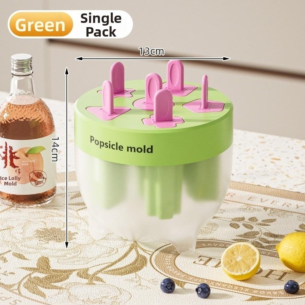 Plastics Ice Cream Molds 6 Branches Ice Cube Maker New Popsicle Maker Home Supplies зелёный
Plastics Ice Cream Molds 6 Branches Ice Cube Maker New Popsicle Maker Home Supplies зелёный
