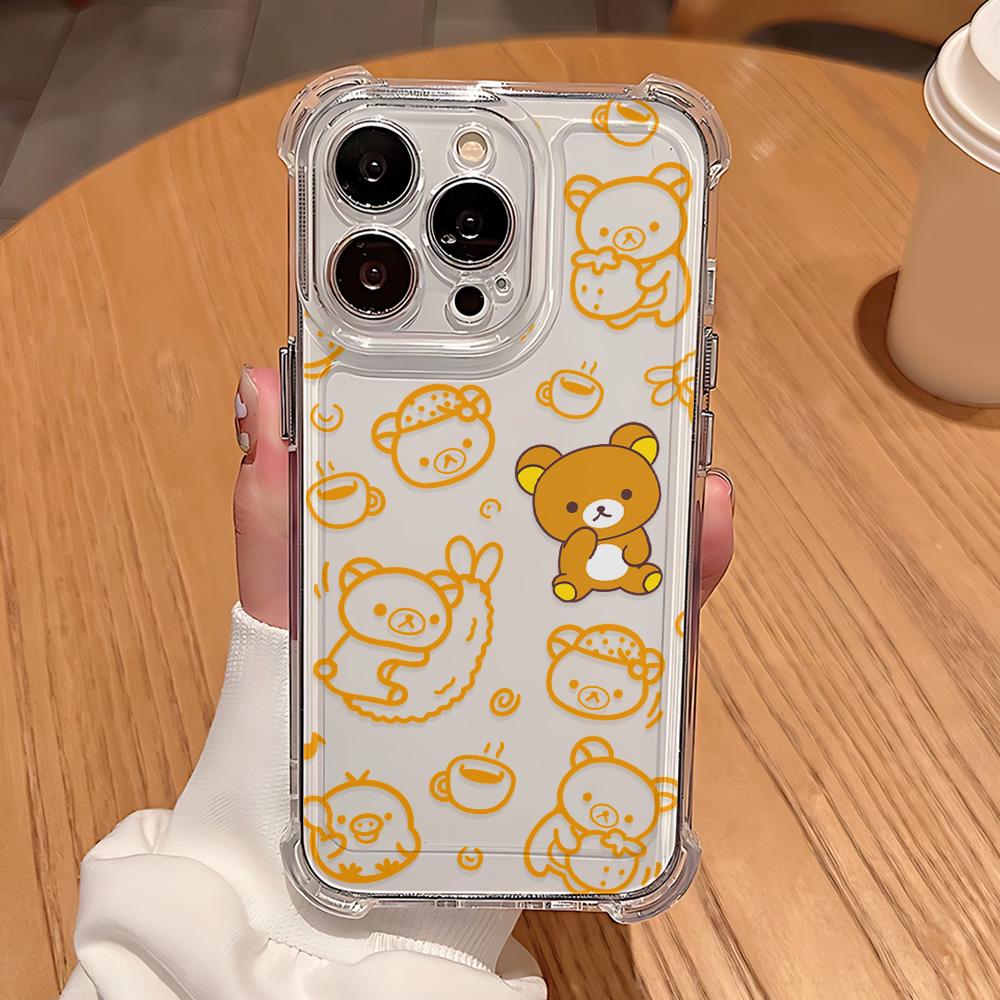 Cute Rilakkumas Bear Anti Fall Clear Phone Case For Xiaomi Redmi 14C 13C 12C K50 K40 Note 14 13 12 11 10 9S A1 A2 Pro Plus 4G 5G Redmi A1
Cute Rilakkumas Bear Anti Fall Clear Phone Case For Xiaomi Redmi 14C 13C 12C K50 K40 Note 14 13 12 11 10 9S A1 A2 Pro Plus 4G 5G Redmi A1