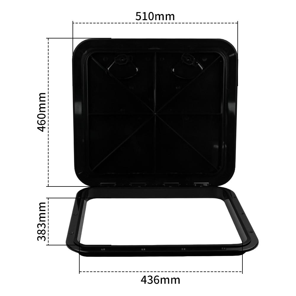 Boat Accessories ABS Deck Access Hatch Cover 460x510mm Waterproof Ship Deck Hatch Cover For Marine Yacht RV Black 460x510mm
Boat Accessories ABS Deck Access Hatch Cover 460x510mm Waterproof Ship Deck Hatch Cover For Marine Yacht RV Black 460x510mm