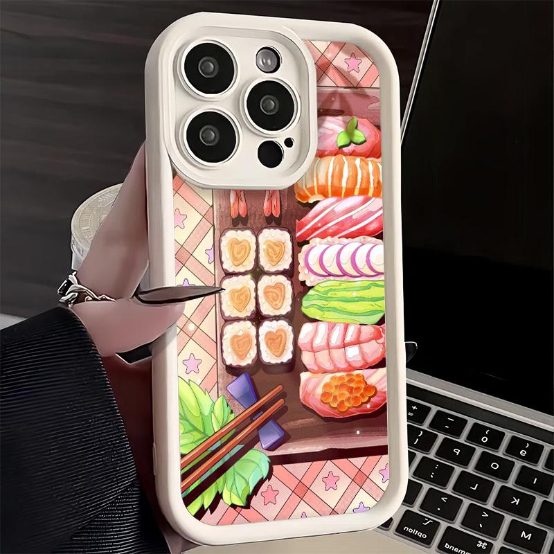 Phone Case for iPhone 17 Air 16E 15 16 Pro Max Delicious Sushi Bento Cover 14 Plus 13 12 Mini Soft Shell Silicone Fundas iPhone 15 Pro Max
Phone Case for iPhone 17 Air 16E 15 16 Pro Max Delicious Sushi Bento Cover 14 Plus 13 12 Mini Soft Shell Silicone Fundas iPhone 15 Pro Max