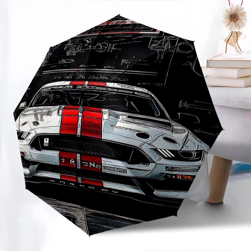 1pc Shelby Mustang Racing Edition Automatic Folding Umbrella, Portable 3-Fold Design, 8-Rib Iron Frame, Outdoor, Ideal Gift for Fans & Travelers, Ever
1pc Shelby Mustang Racing Edition Automatic Folding Umbrella, Portable 3-Fold Design, 8-Rib Iron Frame, Outdoor, Ideal Gift for Fans & Travelers, Ever