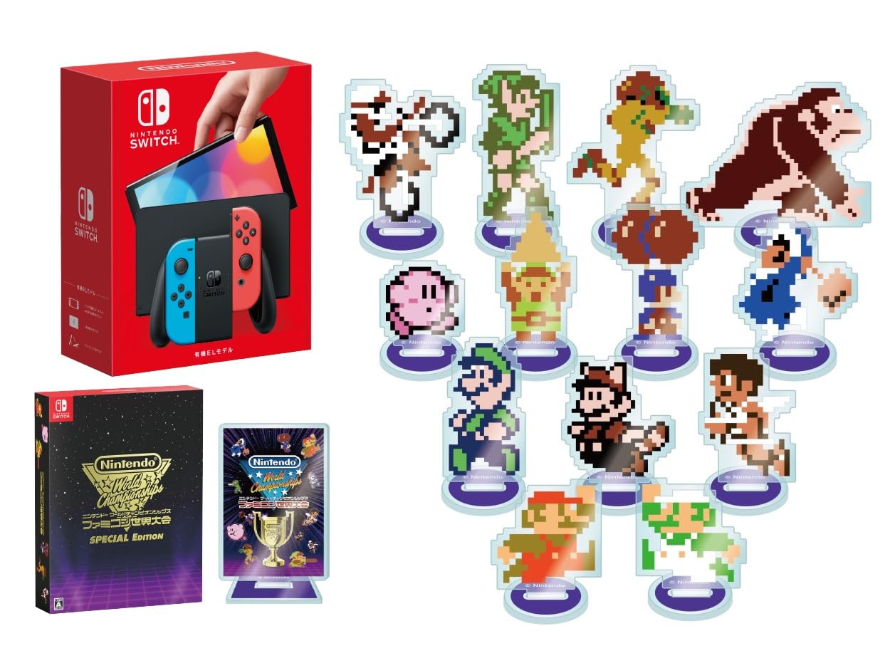 із набором із 13 типів Prime Day обмежений акрил Nintendo Switch EL Neon Blue Neon Red Nintendo World Championship Famicom World Tournament
із набором із 13 типів Prime Day обмежений акрил Nintendo Switch EL Neon Blue Neon Red Nintendo World Championship Famicom World Tournament