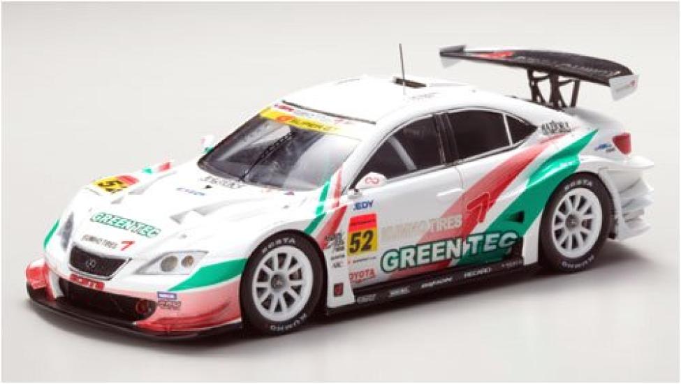 Набор масштабных моделей Ebro 44066 Green Tech Kumho IS350 Super GT300 2008 1/43 #52 (Смола) Белый/Зеленый (Законченный)
Набор масштабных моделей Ebro 44066 Green Tech Kumho IS350 Super GT300 2008 1/43 #52 (Смола) Белый/Зеленый (Законченный)