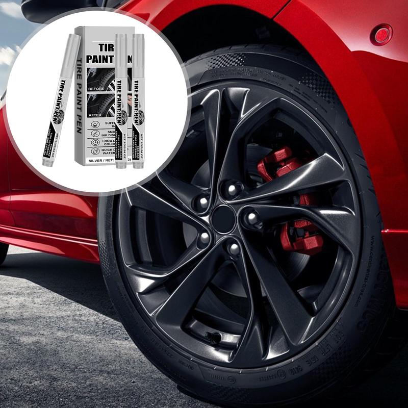 Car Tire Paint Pen Silver Paint Repair Pen 3pcs Multifunctional Paint for Cars Paint Scratch Repair Automotive Tire Paint
Car Tire Paint Pen Silver Paint Repair Pen 3pcs Multifunctional Paint for Cars Paint Scratch Repair Automotive Tire Paint