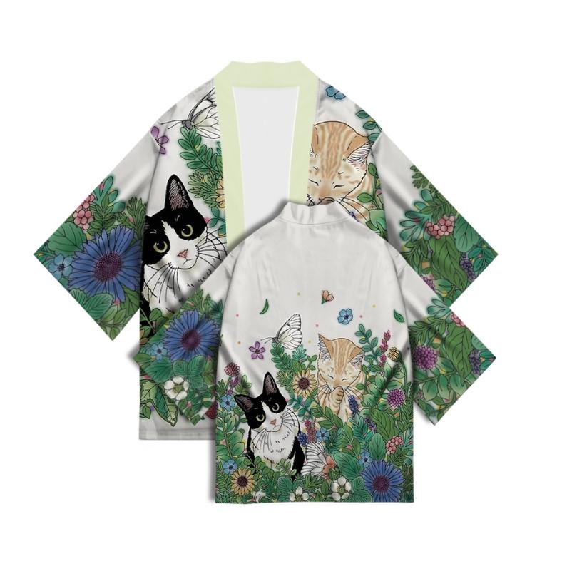 New Women s Cute Kitten Digital Print Summer Seven Sleeve Kimono Cardigan Japanese Kimono XXS
New Women s Cute Kitten Digital Print Summer Seven Sleeve Kimono Cardigan Japanese Kimono XXS