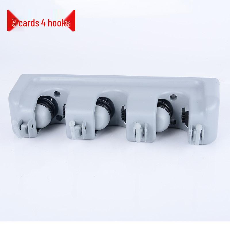 Белый АБС Многофункциональный Держатель для Швабры: Креативная стойка для хранения метел с крючками
Белый АБС Многофункциональный Держатель для Швабры: Креативная стойка для хранения метел с крючками