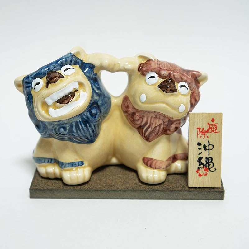 shisa pair figurine entrance Okinawa Closer heart blue red color luster happiness happiness cute child interior decoration present Healing (small
shisa pair figurine entrance Okinawa Closer heart blue red color luster happiness happiness cute child interior decoration present Healing (small