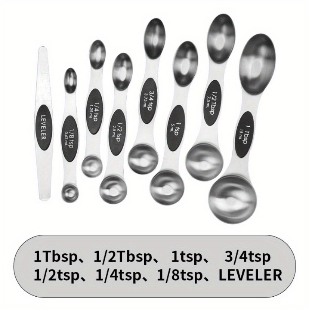 8 шт./компл. двусторонняя мерная ложка из нержавеющей стали, мерная ложка для выпечки, домашняя кухонная ложка для соли, мерная ложка для приправ 8pcs чёрный
8 шт./компл. двусторонняя мерная ложка из нержавеющей стали, мерная ложка для выпечки, домашняя кухонная ложка для соли, мерная ложка для приправ 8pcs чёрный