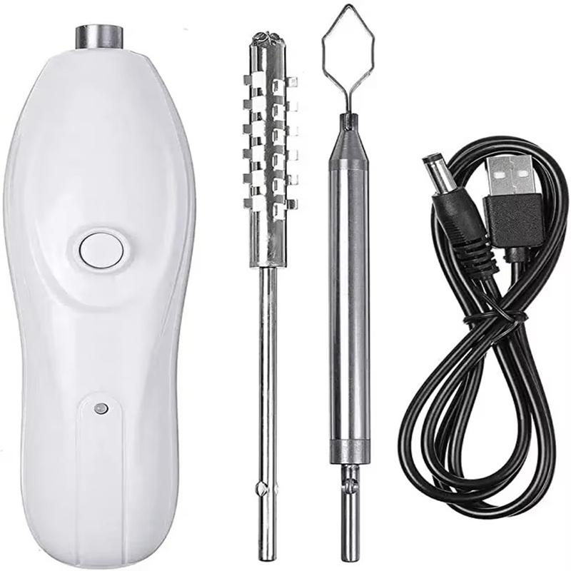 Replaceable Head Electric Vegetable Core Digger Wear-resistant Stainless Steel Electric Fruit Corer Efficient Effort-saving Tool
Replaceable Head Electric Vegetable Core Digger Wear-resistant Stainless Steel Electric Fruit Corer Efficient Effort-saving Tool