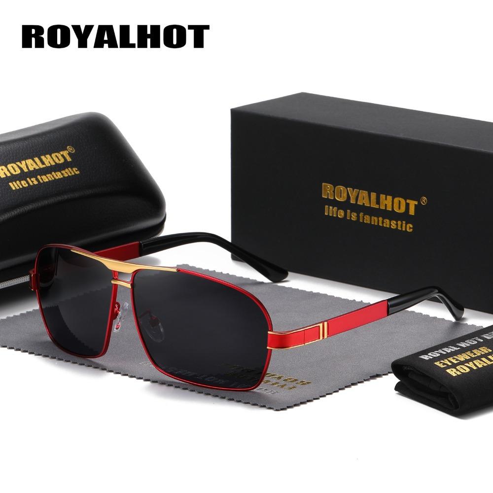 Очки унисекс RoyalHot для водителей, с защитой от ультрафиолета и сильным светом, новые поляризованные солнцезащитные очки для водителей, uv400 золотой/чёрный
Очки унисекс RoyalHot для водителей, с защитой от ультрафиолета и сильным светом, новые поляризованные солнцезащитные очки для водителей, uv400 золотой/чёрный