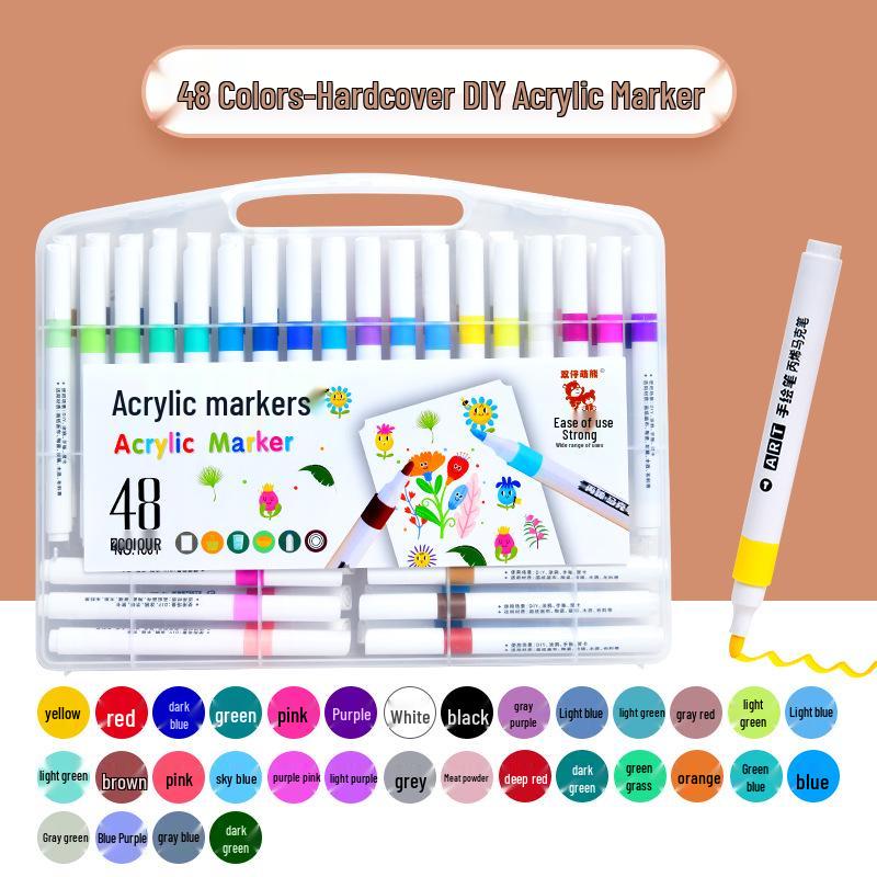 Водонепроницаемый детский набор акриловых маркеров: Непрозрачные, студенческие акварельные и художественные ручки
Водонепроницаемый детский набор акриловых маркеров: Непрозрачные, студенческие акварельные и художественные ручки