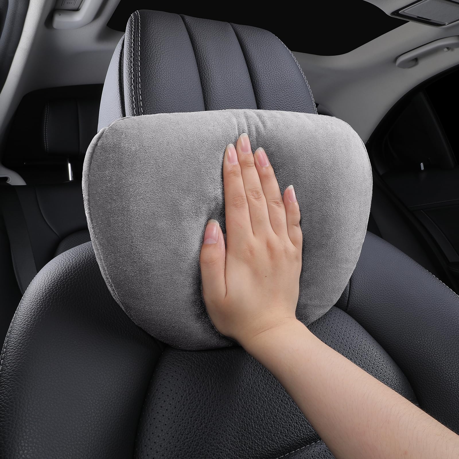 2PCS Memory Cotton Car Headrest Neck Support Car Accessories Seat Class Soft Universal Adjustable Car Pillow Neck Rest Cushion сірий колір
2PCS Memory Cotton Car Headrest Neck Support Car Accessories Seat Class Soft Universal Adjustable Car Pillow Neck Rest Cushion сірий колір