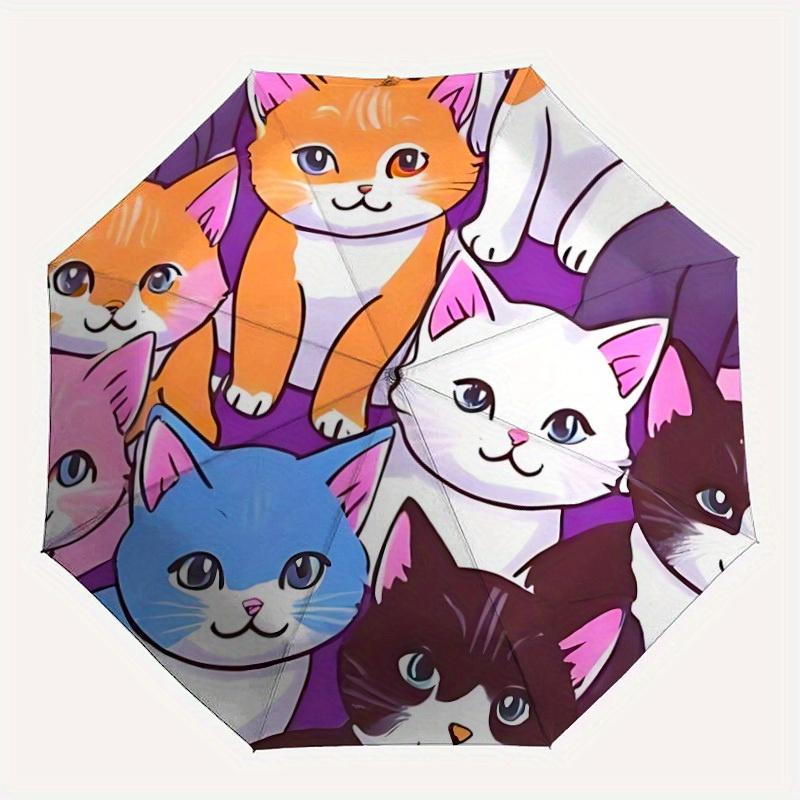 1pc Cute Cats Automatic Open/close, All-Season Portable Folding Umbrella for Friends, Travel, Everyday yy250812136
1pc Cute Cats Automatic Open/close, All-Season Portable Folding Umbrella for Friends, Travel, Everyday yy250812136