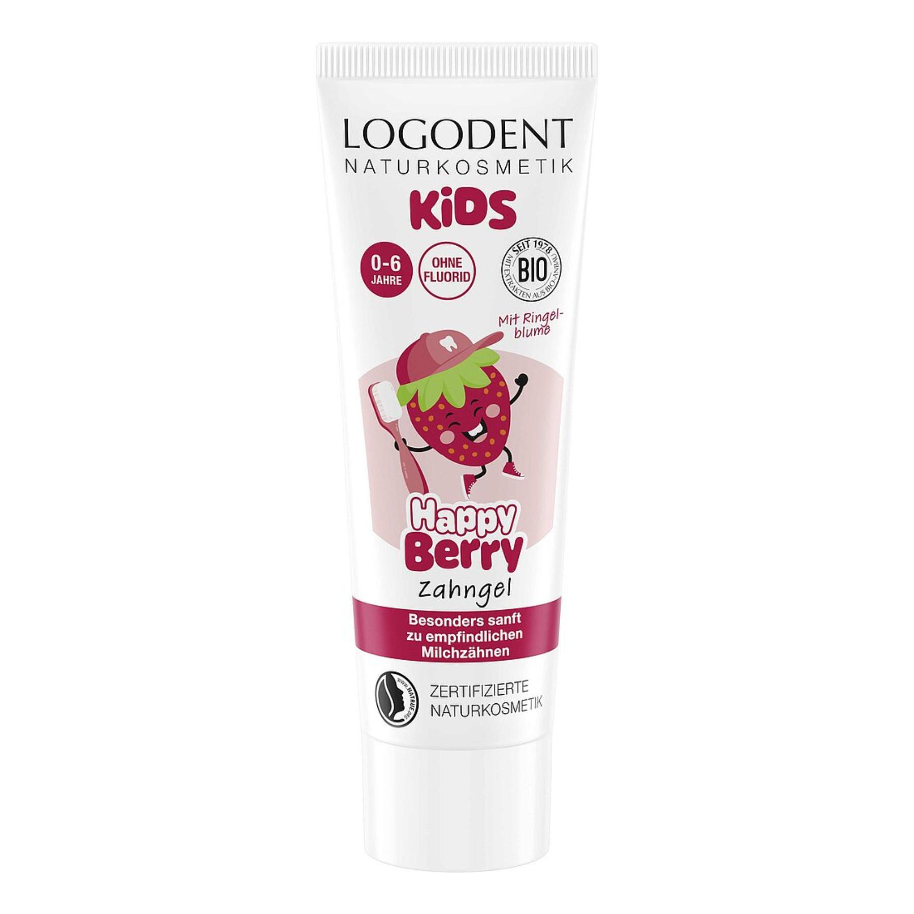 БИО-Гель зубной для детей Kids Happy Berry без фтора Logodent 75 мл
БИО-Гель зубной для детей Kids Happy Berry без фтора Logodent 75 мл