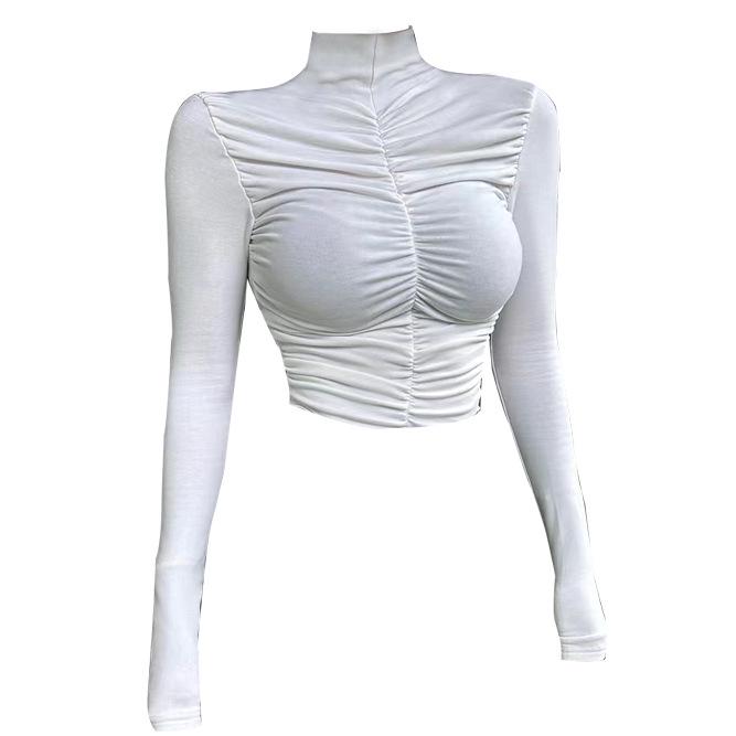 Women s Pleated Slim-Fit Long-Sleeve Korean Style Base Layer Shirt L (100-110 lbs) белый
Women s Pleated Slim-Fit Long-Sleeve Korean Style Base Layer Shirt L (100-110 lbs) белый