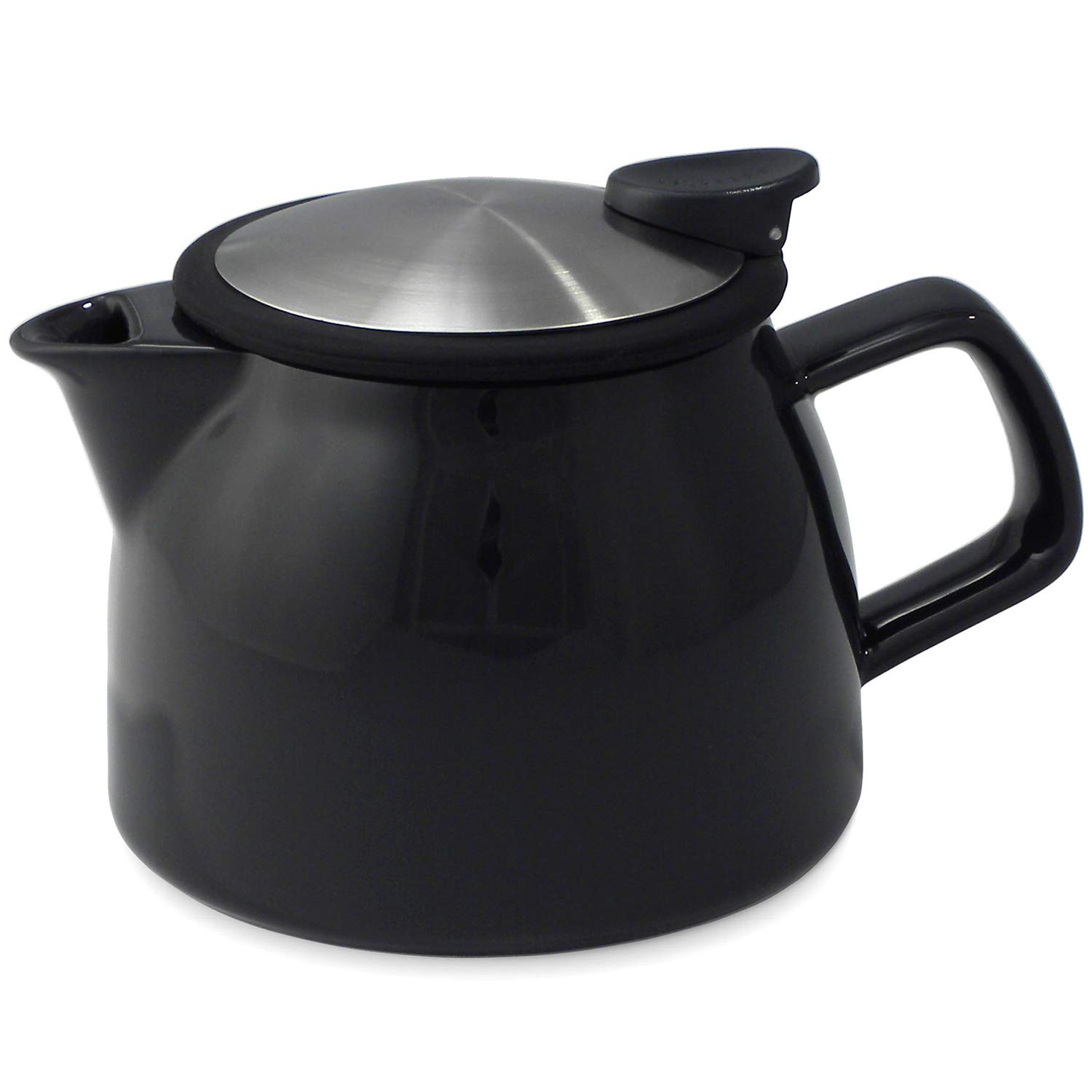 ForLife Cup with Tea Dishwasher and Microwave Lid Stays Bell 543Bkg Teapot, Ceramic, 470ml, 2-3 Capacity, Strainer, Safe, put, One-Handed Pour, Black, чорний
ForLife Cup with Tea Dishwasher and Microwave Lid Stays Bell 543Bkg Teapot, Ceramic, 470ml, 2-3 Capacity, Strainer, Safe, put, One-Handed Pour, Black, чорний