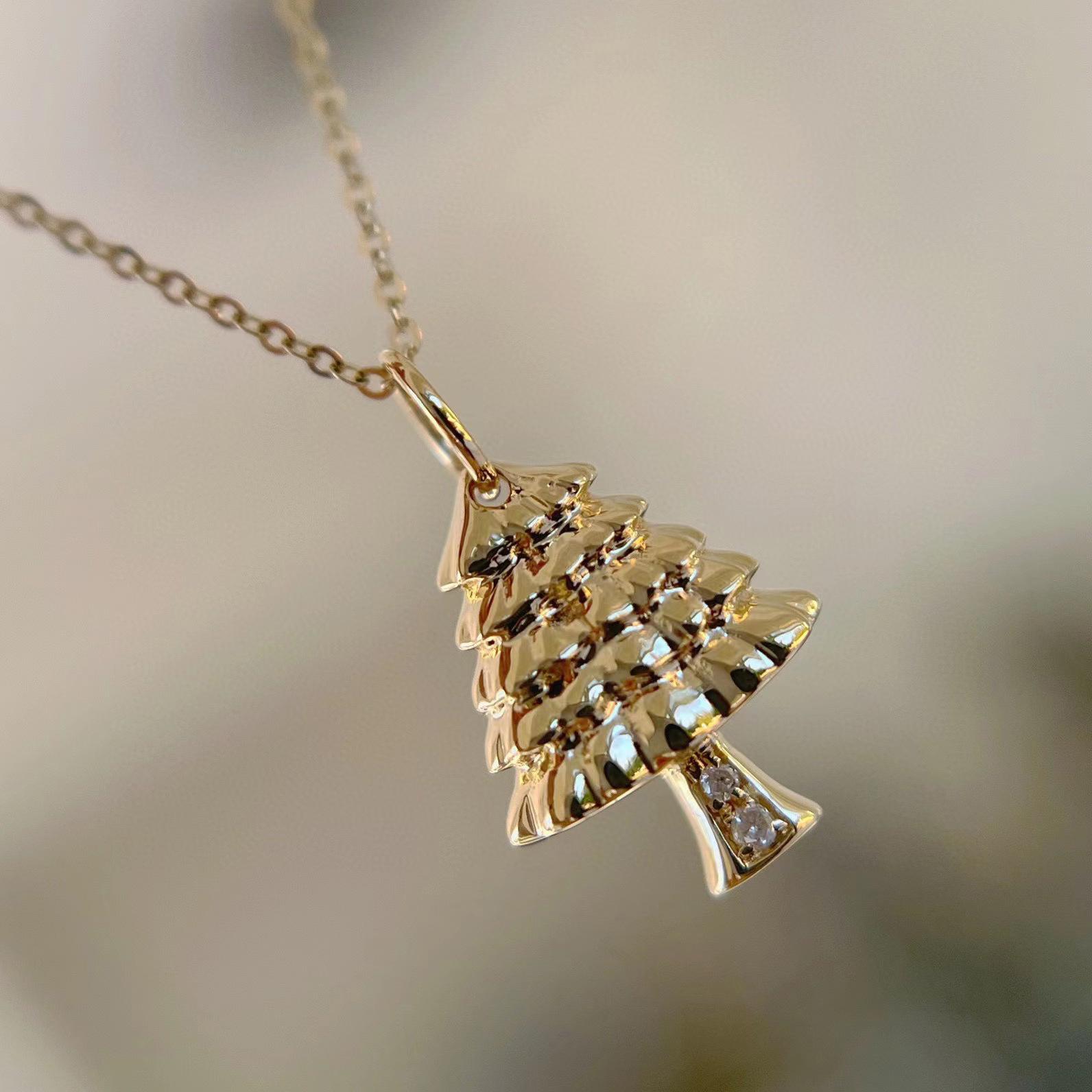 S925 Sterling Silver Layered Christmas Tree Pendant Necklace - Cold Style Clavicle Chain for Women 925 Silver
S925 Sterling Silver Layered Christmas Tree Pendant Necklace - Cold Style Clavicle Chain for Women 925 Silver