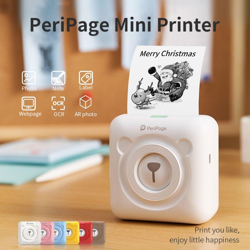 203dpi Mini Pocket Printer Bluetooth Bluetooth Thermal Printer Label Printer Paper рожевий
203dpi Mini Pocket Printer Bluetooth Bluetooth Thermal Printer Label Printer Paper рожевий