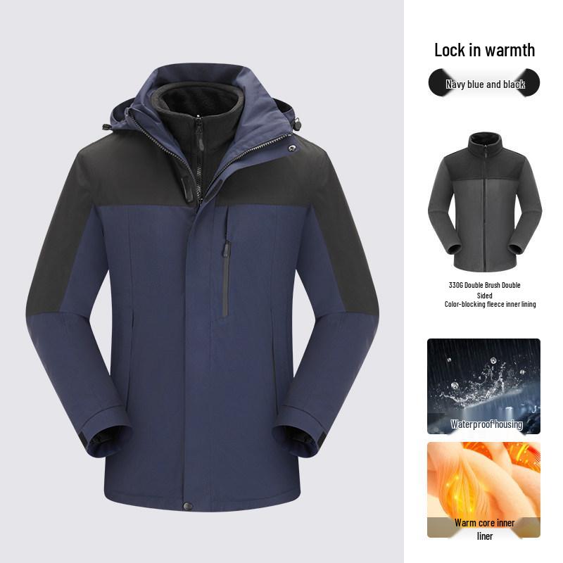 Fleece-Lined 3-in-1 Mountaineering Jacket with Custom Logo for Fall/Winter Workwear M
Fleece-Lined 3-in-1 Mountaineering Jacket with Custom Logo for Fall/Winter Workwear M