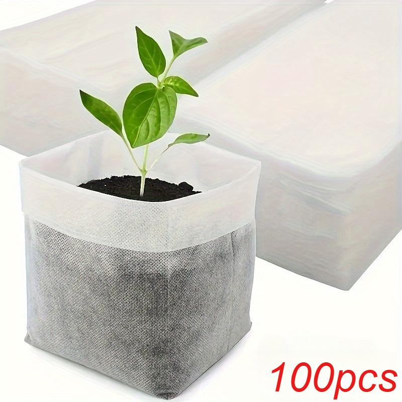 100/200pcs Biodegradable Seed Nursery Bags, Non-woven Planting Bags, Fabric Seedling Pots, Plant Bags, Garden Supplies
100/200pcs Biodegradable Seed Nursery Bags, Non-woven Planting Bags, Fabric Seedling Pots, Plant Bags, Garden Supplies