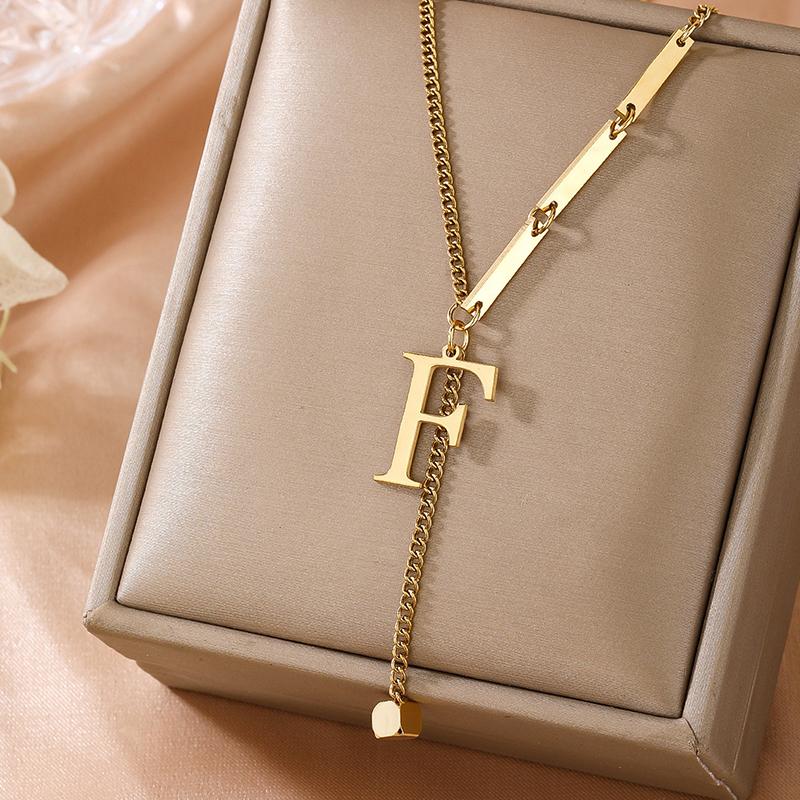 Women 26 Letters Tassel Necklace Workplace Commuter Steel Titanium Necklace Daily Casual Necklace Gift Giving F золотий
Women 26 Letters Tassel Necklace Workplace Commuter Steel Titanium Necklace Daily Casual Necklace Gift Giving F золотий
