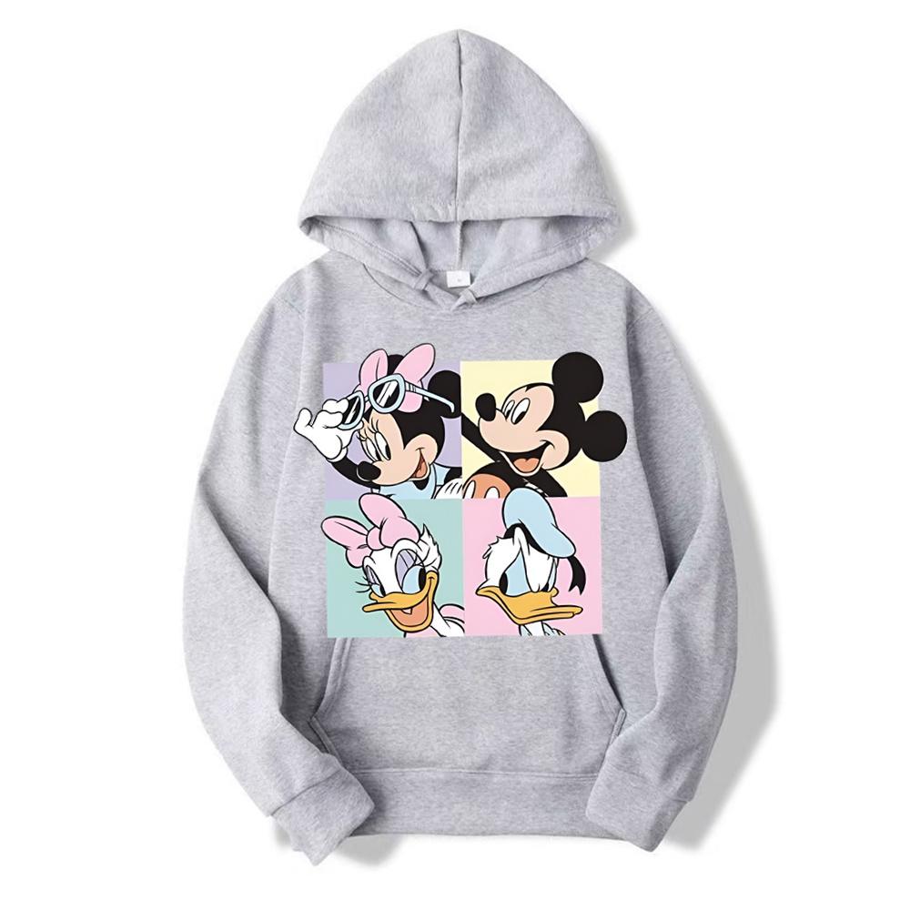 Disney Mickey Minnie Повседневная женская толстовка с капюшоном с рисунком Минни из мультфильма Пуловер с начесом Теплая толстовка Свободный и удобный топ L чёрный
Disney Mickey Minnie Повседневная женская толстовка с капюшоном с рисунком Минни из мультфильма Пуловер с начесом Теплая толстовка Свободный и удобный топ L чёрный