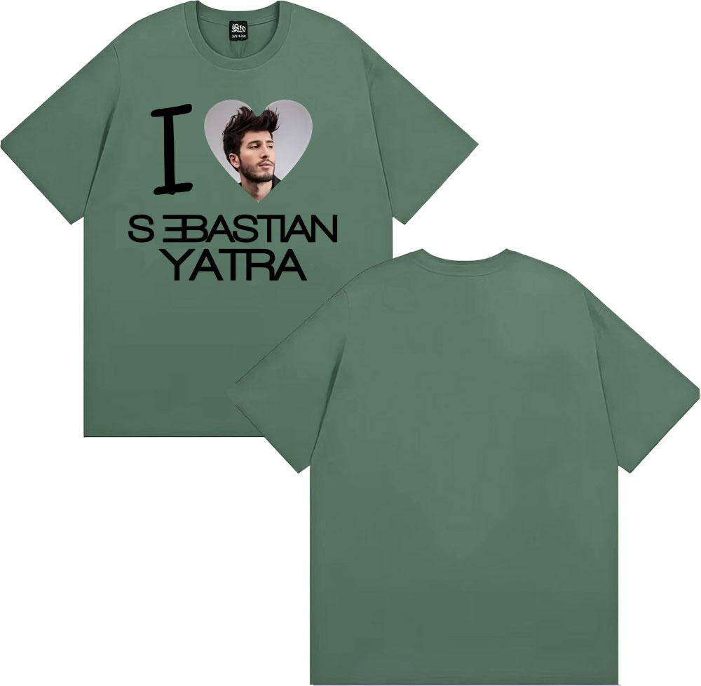 I Love Sebastian Yatra Singer T Shirts Mens Clothing Fashion Trend Short Sleeve Tshirt Unisex High Quality 100 Cotton T Shirt 4XL
I Love Sebastian Yatra Singer T Shirts Mens Clothing Fashion Trend Short Sleeve Tshirt Unisex High Quality 100 Cotton T Shirt 4XL