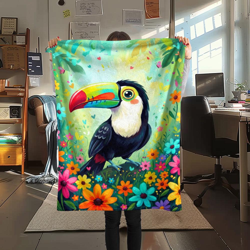 1PC Realistic Bird Art Print FlAannel Blanket, High quality Comfortable for All Seasons, Home Decor, Warmth and Comfort 80cm x 120cm
1PC Realistic Bird Art Print FlAannel Blanket, High quality Comfortable for All Seasons, Home Decor, Warmth and Comfort 80cm x 120cm