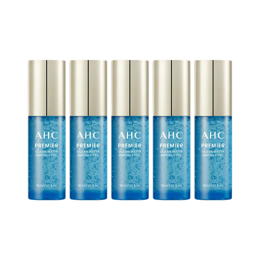 AHC Premier Ocean Water Ампульный гель 30 мл (5-Pack) – Увлажняющий и успокаивающий корейский уход за кожей
AHC Premier Ocean Water Ампульный гель 30 мл (5-Pack) – Увлажняющий и успокаивающий корейский уход за кожей