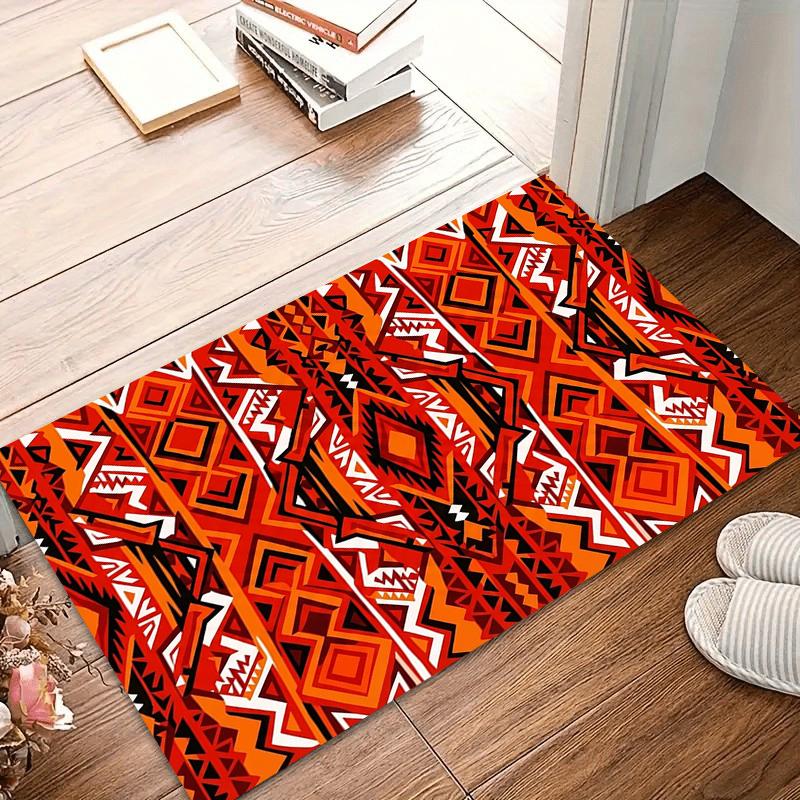 Boho Geometric Doormat Retro Persian Tribal Style Non-Slip Washable Carpet Rug Perfect for Entryway Bedroom Playroom Front Porch 40x60CM
Boho Geometric Doormat Retro Persian Tribal Style Non-Slip Washable Carpet Rug Perfect for Entryway Bedroom Playroom Front Porch 40x60CM