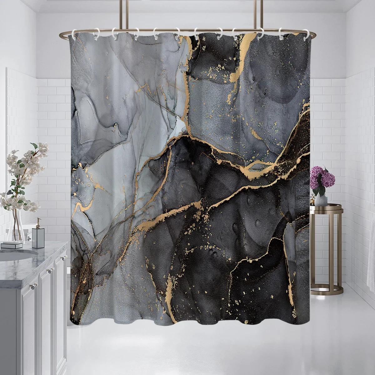 1 Piece Of 180X180Cm Black Marble Pattern Digital Printing Shower Curtain Partition Bathroom Waterproof And Mold Resistant W60H190(CM)-1 Pcs
1 Piece Of 180X180Cm Black Marble Pattern Digital Printing Shower Curtain Partition Bathroom Waterproof And Mold Resistant W60H190(CM)-1 Pcs