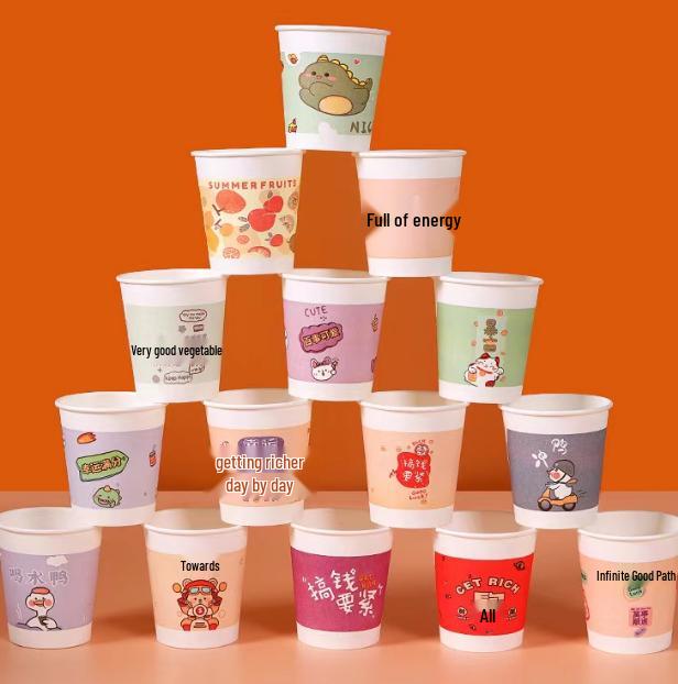 100 Thickened Disposable Paper Cups for Hot & Cold Drinks - Ideal for Home, Commercial Use, Milk Tea, Picnic, and Camping
100 Thickened Disposable Paper Cups for Hot & Cold Drinks - Ideal for Home, Commercial Use, Milk Tea, Picnic, and Camping