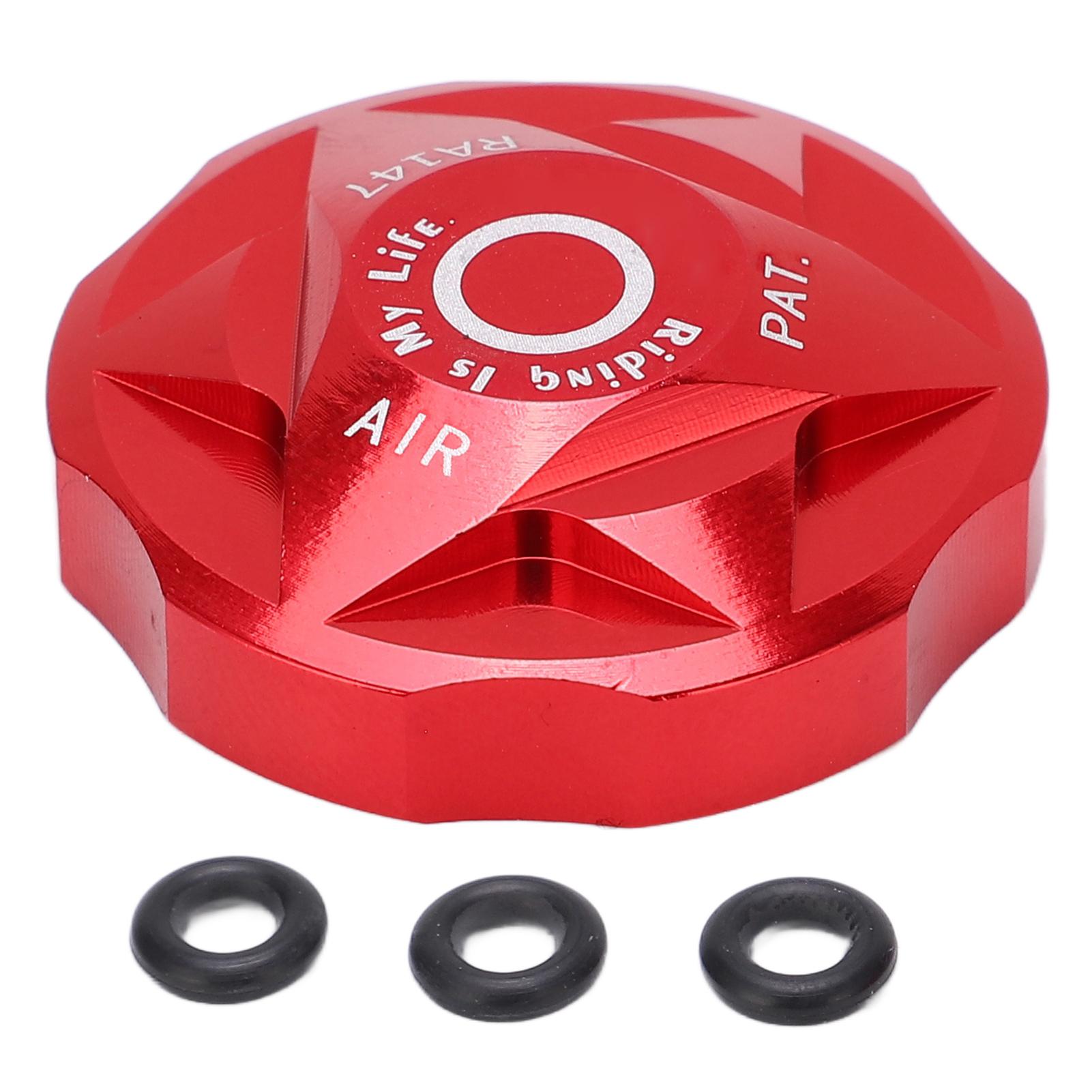 Bicycle Valve Air Chamber Cover Suspension Fork Valve Covers Made Of High Strength Aluminum Alloy/Hardness/Durability червоний
Bicycle Valve Air Chamber Cover Suspension Fork Valve Covers Made Of High Strength Aluminum Alloy/Hardness/Durability червоний