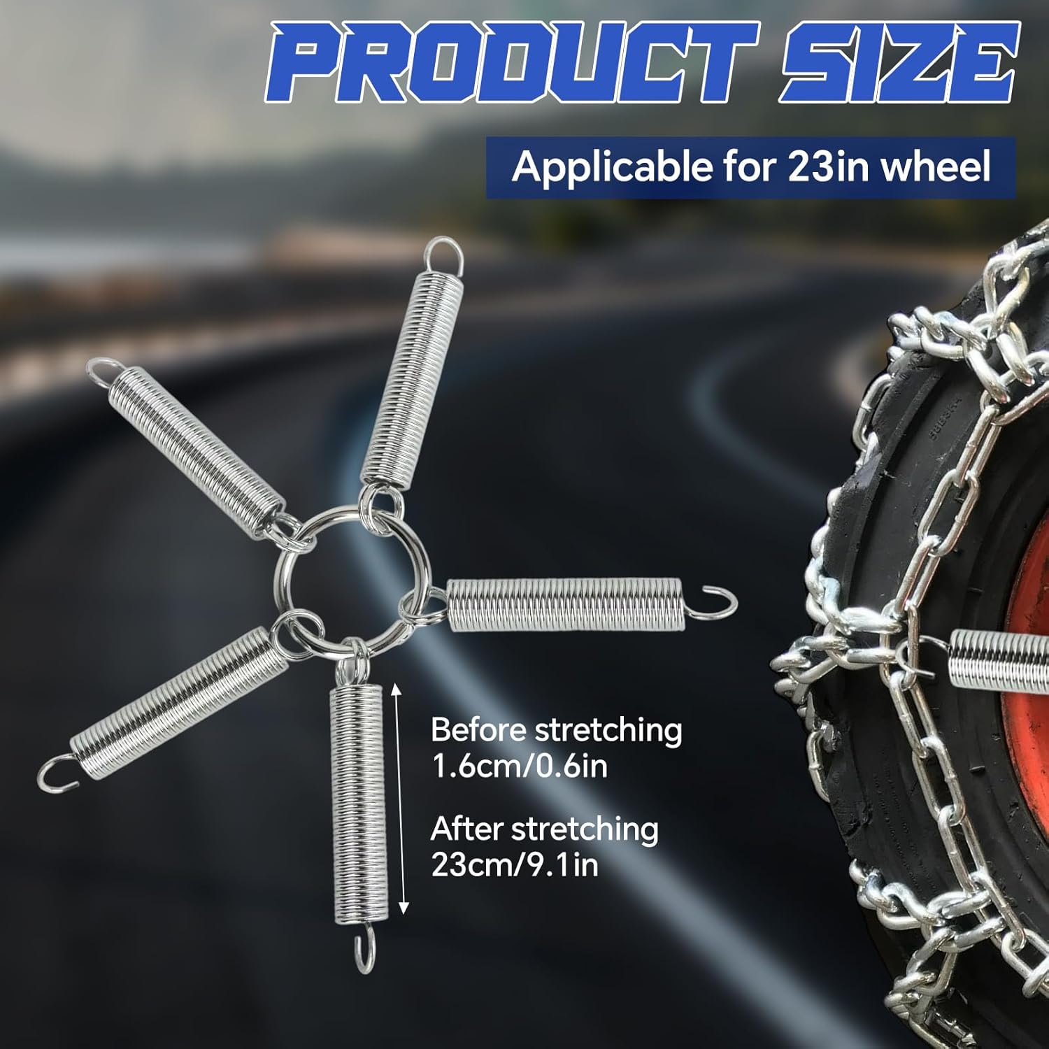 2pcs Tire Chain Tensioner Stainless Steel Tire Chain Tighteners for Snow Blower Garden Tractors Riders Lawn Tractor
2pcs Tire Chain Tensioner Stainless Steel Tire Chain Tighteners for Snow Blower Garden Tractors Riders Lawn Tractor