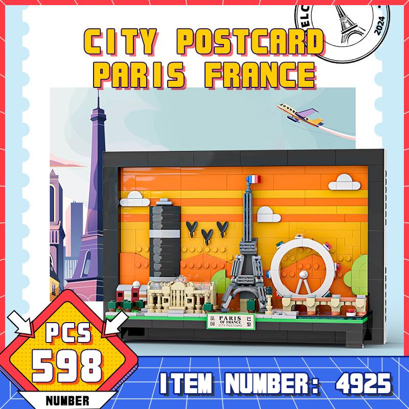 WG4925 City Postcard Series Paris Wall Hanging Painting Building Blocks Small Particle Educational Toy Children Boys Toy Gifts
WG4925 City Postcard Series Paris Wall Hanging Painting Building Blocks Small Particle Educational Toy Children Boys Toy Gifts